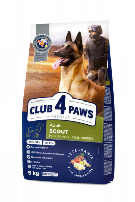 Сухий корм - Adult Medium & Large Breeds Scout Сухий корм для робочих собак середніх і великих порід
